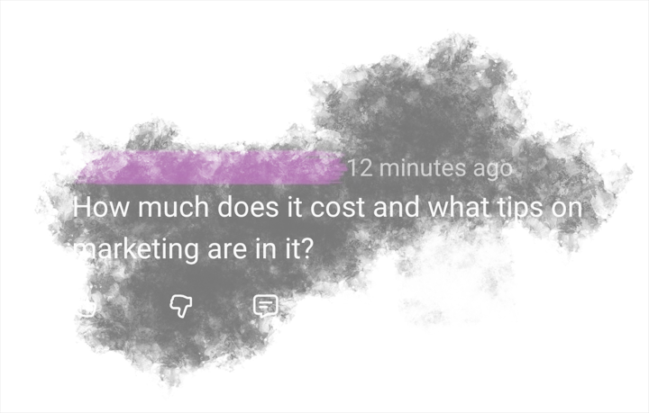 Comment about how much is costs