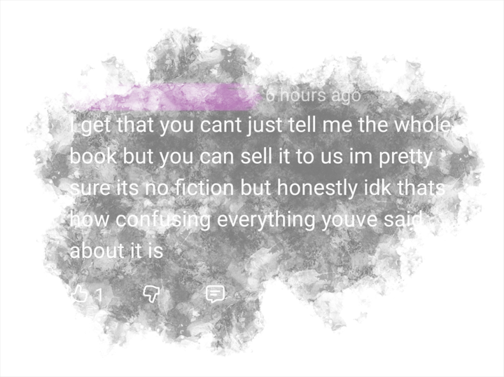Comment: honestly idk thats how confusing it is