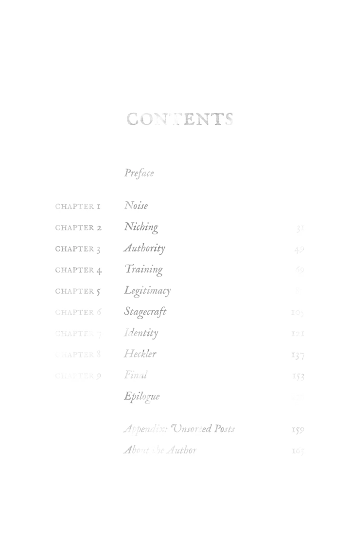 Table of Contents fragment